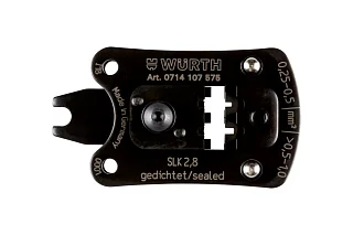 Матрица для SLK 2,8 мм с уплотнителем 0,25-1 мм2 Wurth 0714107575