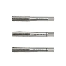 Метчики ручные HSS DIN 352, комплект 3 шт. M8X1,25, mte 26398 