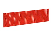Панель перфорированная красная RAL3020, габариты 1486X457X1,25 мм, Wurth 0960050023