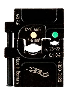 Матрица для изолированных наконечников 0,1-0,4 / 4-6 мм2 Wurth 0714107310
