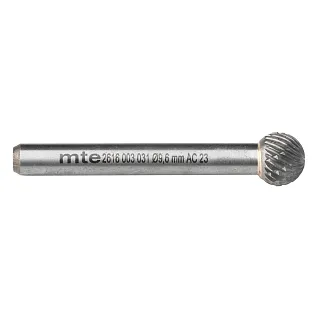 Борфрезы твердосплавные MX форма D D9,6X8X6 мм, mte 2616003031
