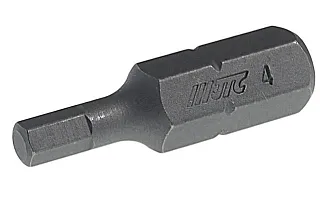 Бита шестигранная HEX 4 мм 30 мм хвостовик C8,0 мм (5/16