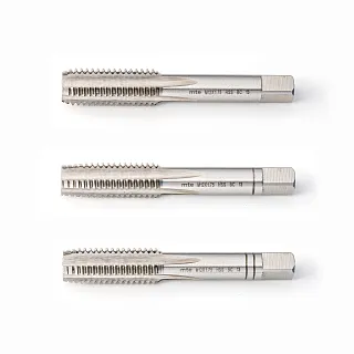 Метчики ручные HSS DIN 352, комплект 3 шт. M10X1,5, mte 263910