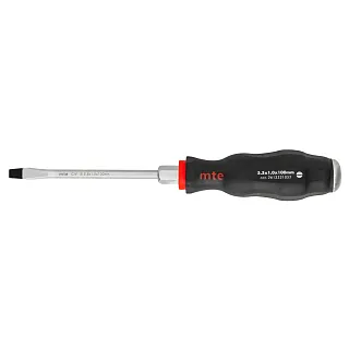 Отвертка шлицевая ударная 1.0х5.5х100 мм mte 2613321055 2613321055