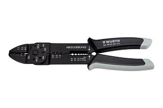 Пресс-клещи механические универсальные для обжима изолированных наконечников 0,5-6 мм2 QI60 Wurth 0714101111