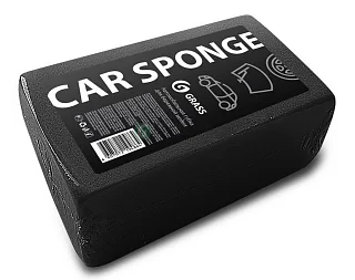 Губка автомобильная прямоугольная черная 190х110х55 мм индивид. упак. IT-0581