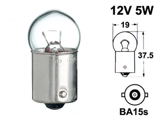 R5W 12V 5W BA15S МАЯК 01206/10