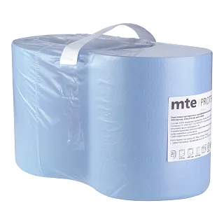 Бумажное полотенце 2сл 22х35см 500л синее, mte 6997579738