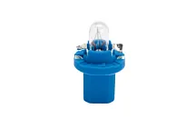 ЛАМПА 12V 1.2W BX8.5D ПЛ.ЦОК ГОЛУБОЙ 0720165515