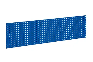 Панель перфорированная синяя RAL5010, габариты 1486X457X1,25 мм, Wurth 0960050033