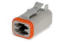 Разъем автомобильный 4 контакта вилка Deutsch DT DT06-4S 255520041