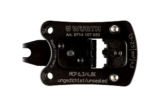 Матрица для MCP 6,3 / 4,8 мм 1,5-4 мм2 Wurth 0714107532