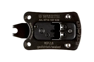 Матрица для MCP 2,8 мм с уплотнителем 0,35-1 мм2 Wurth 0714107529