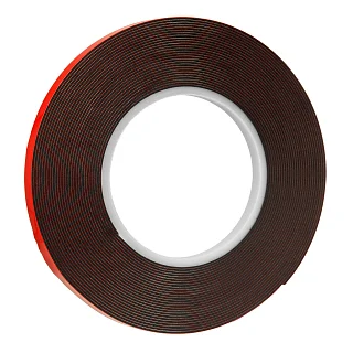 Лента монтажная двухсторонняя черная 6 мм 10м, блистер, mte 2894909106