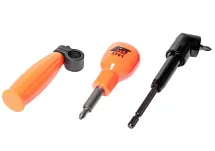 Отвертка с набором бит с угловым переходником 90 град JTC JTC-3701