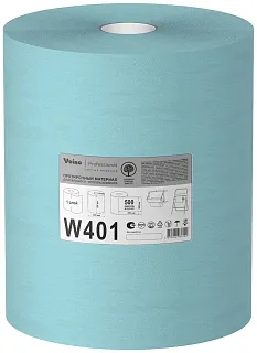 Нетканый протирочный материал W401, цвет бирюзовый, Veiro 6997060987