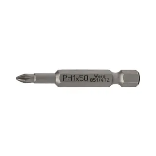 Бита PH1 50 мм хвостовик E6,3 мм торсионная WERA 5997732253
