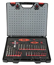 Наборы ручных метчиков и плашек HSS M3-M12, 45 предметов, mte 2964065244 