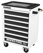 Тележка инструментальная серии ECO без инструментов, 7 выдвижных ящиков, цвет серо-черный, IZELTAS, 8243323007/13000002451 8243323007