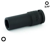 Головка торцевая ударная шестигранная удлиненная 17 мм 3/4" IZELTAS 14000004504