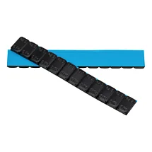 Грузики балансировочные самоклеящиеся округленные Fe, 12х5г, черные  6997551202