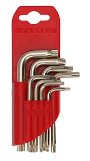 Набор ключей Г-образных Торкс Т9-Т40 8 предметов IZELTAS 4910007108