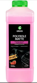 Полироль-очиститель пластика матовый Polyrole Matte клубника 1 л 110478