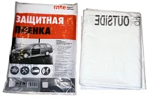 Маскировочная пленка для окрасочных работ, статичная, удерживает краску, толщина 7,5мкм, 4м х 5м, в индивидуальном пакете 5997754226