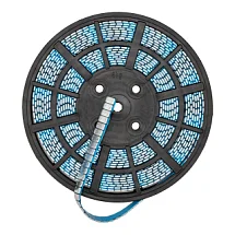 Грузики балансировочные самоклеящиеся округленные Fe, катушка 1200х5г, оцинкованные  6997512001