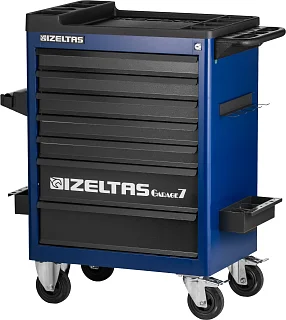 Тележка инструментальная CARGO серии GARAGE, 7 ящиков, синяя, с комплектом инструмента 6997824202