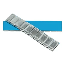 Грузики балансировочные самоклеящиеся округленные Fe, 12х10г, оцинкованные  6997521001