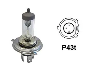 ЛАМПА H4 12V 60/55W P43T  5997749904
