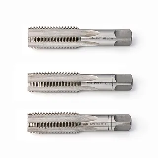 Метчики ручные HSS DIN 352, комплект 3 шт. M24X3,0, mte 263924