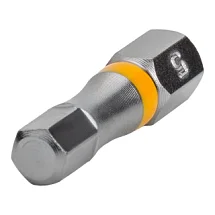 Бита шестигранная HEX 5 мм 25 мм хвостовик С6,3 мм торсионная mte 261417695