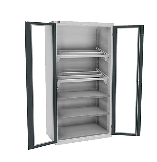 Шкаф инструментальный с дверьми с окнами ВС-055-012 13.0516-103