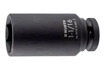 Головка торцевая ударная шестигранная удлиненная 1 1/16" 1/2" д+M2507:M2572юймовая Wurth 071413 493