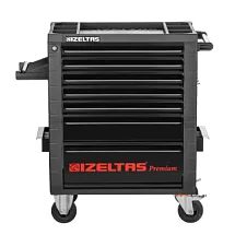 Тележка инструментальная серии PREMIUM без инструментов, 7 выдвижных ящиков, красно-черный, IZELTAS, 8245321007, 13000002475 8245321007