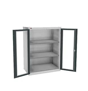 Шкаф инструментальный с дверьми с окнами ВС-053-01 13.0502-103