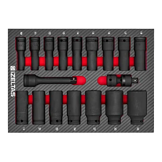 Набор усиленных удлиненных головок 1/2