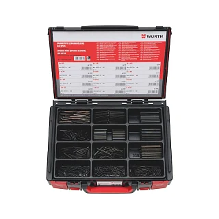 Набор штифтов пружинных ISO 8752, 1100 штук в кейсе 4.4.1 5964047500