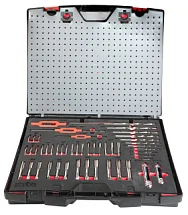 Наборы ручных метчиков и плашек HSS M3-M20, 68 предметов, mte 2964065267 