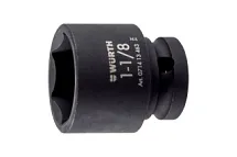 Головка торцевая ударная шестигранная 1 1/8" 1/2" дюймовая Wurth 071413 463