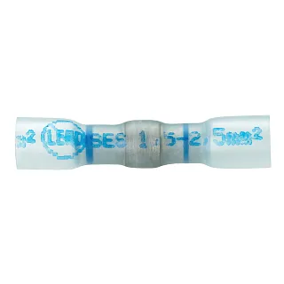 Соединитель термоусадочный под обжим и пайку, синий, Wurth 05557102