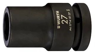 Головка торцевая ударная шестигранная удлиненная 55 мм 1