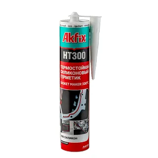 Силикон термостойкий HT300  красный 310 мл, Akfix SA075