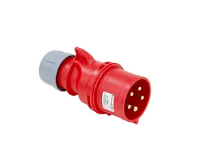 ВИЛКА CEE 5КОНТ 32A 400V КРАСН 0969700532