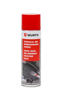 Антикор от камней черный спрей 650/500 мл, Wurth 0892075250