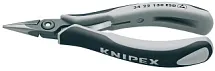 Плоскогубцы захватные для электроники ESD плоскокруглые длина 115 мм Knipex KN-3422130ESD