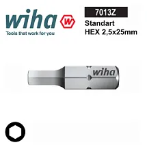 Бита шестигранная HEX 2,5 мм 25 мм хвостовик С6,3 мм WIHA 5997718461