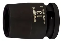 Головка торцевая ударная шестигранная 13 мм 3/8" Wurth 071412 06